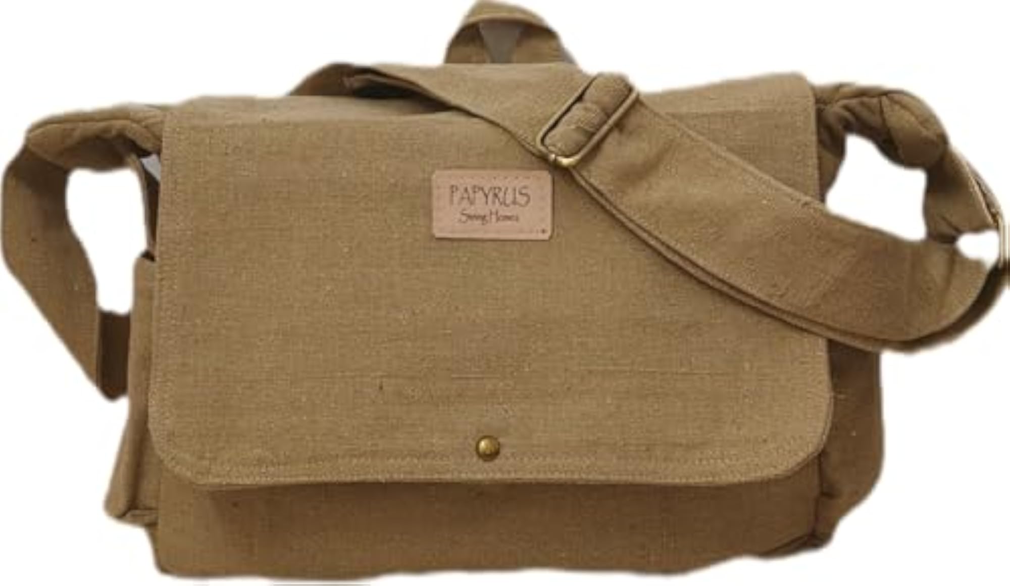 PAPYRUS Rough Canvas Cotton Messenger Bag, Unisex